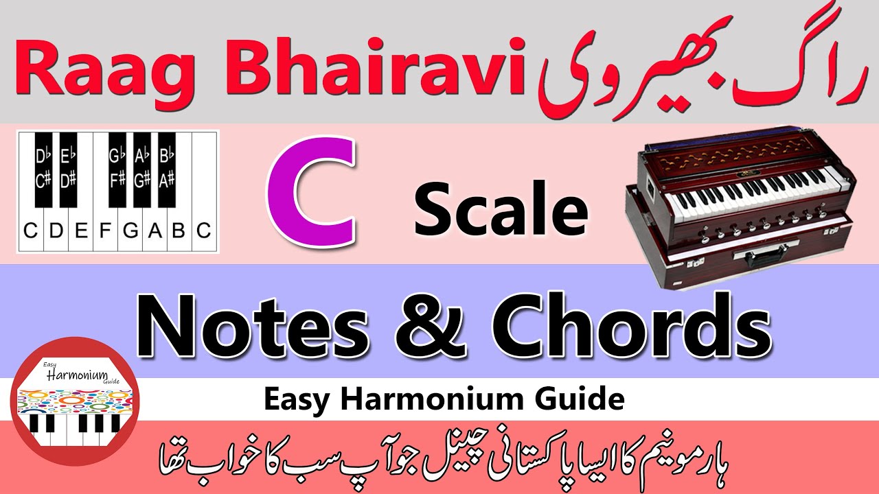 C Scale | Raag Bhairavi | Notes & all Chords