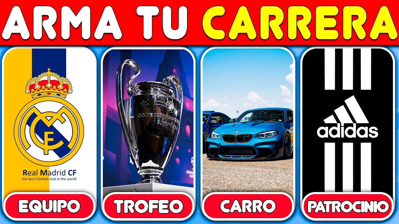 ARMA tu CARRERA de FUTBOLISTA ⚽ SIMULA tu JUGADOR 🏆 ELIGE tu DESTINO 🤔 QUIZ de F&Uacute;TBOL