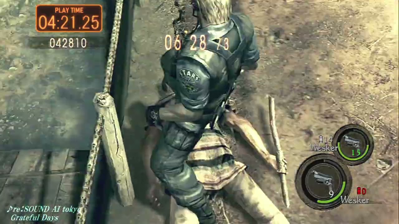 [PS3]バイオハザード5／RESIDENT EVIL 5：THE MERCENARIES #226 集会場 999k(13：41)