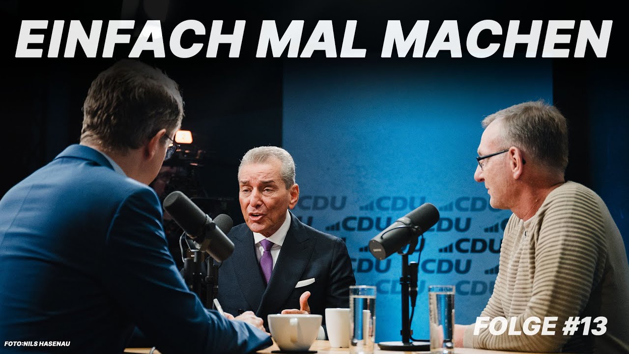 Einfach mal machen – Folge #13 mit Michel Friedman und Bernd Siggelkow