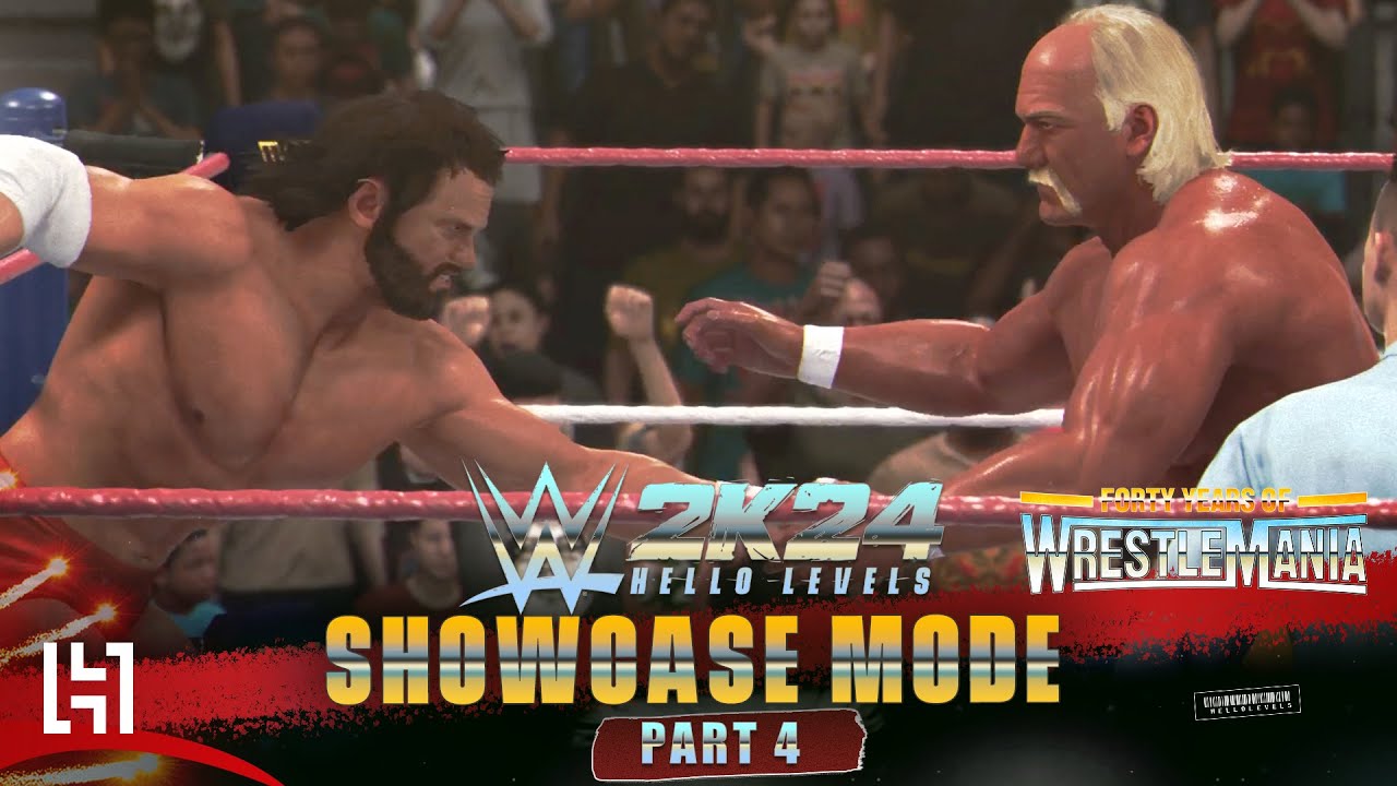 Геймплей режима демонстрации WWE 2K24, часть 4 — Взрыв мегаспособностей — Халк Хоган против Рэнди...