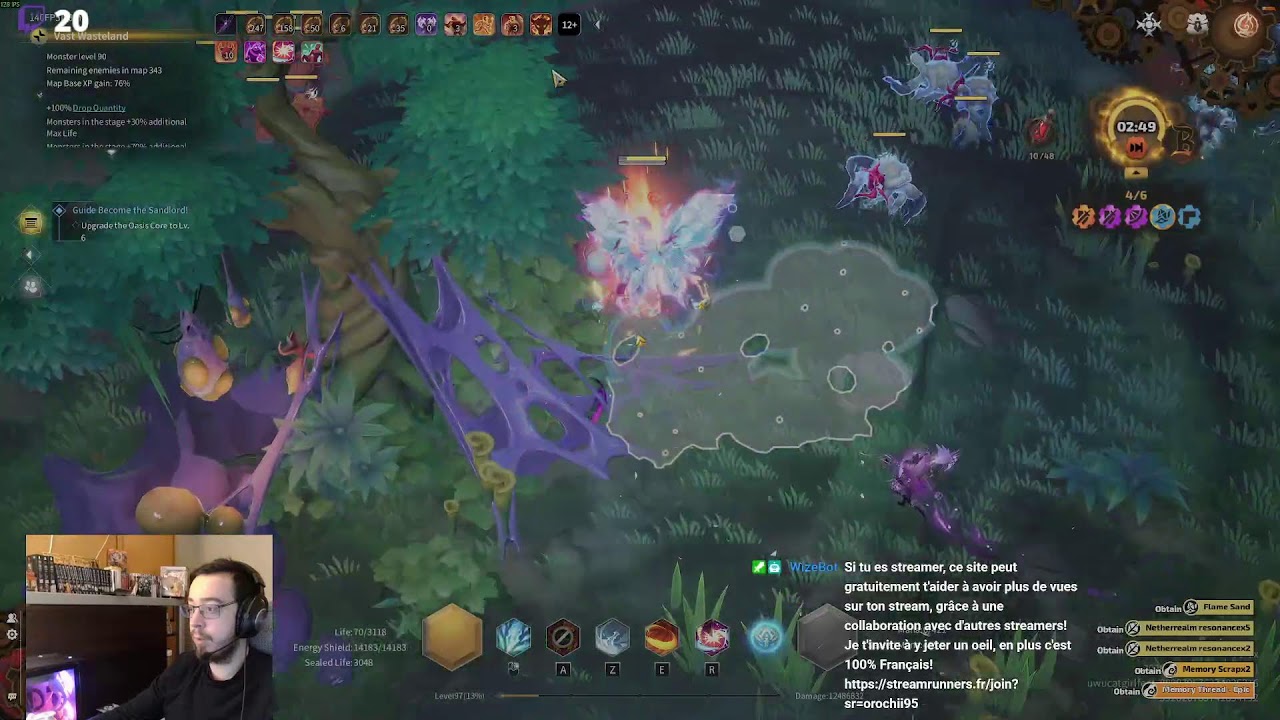 TLI FR: Erika3 Spectral slash profound clock farming, venez discuter et chill, ouvert aux débutants!