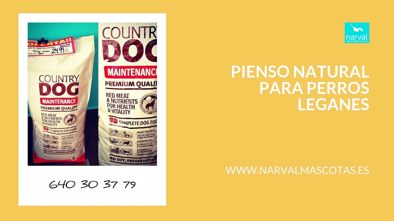 Pienso natural para perros Legan&eacute;s