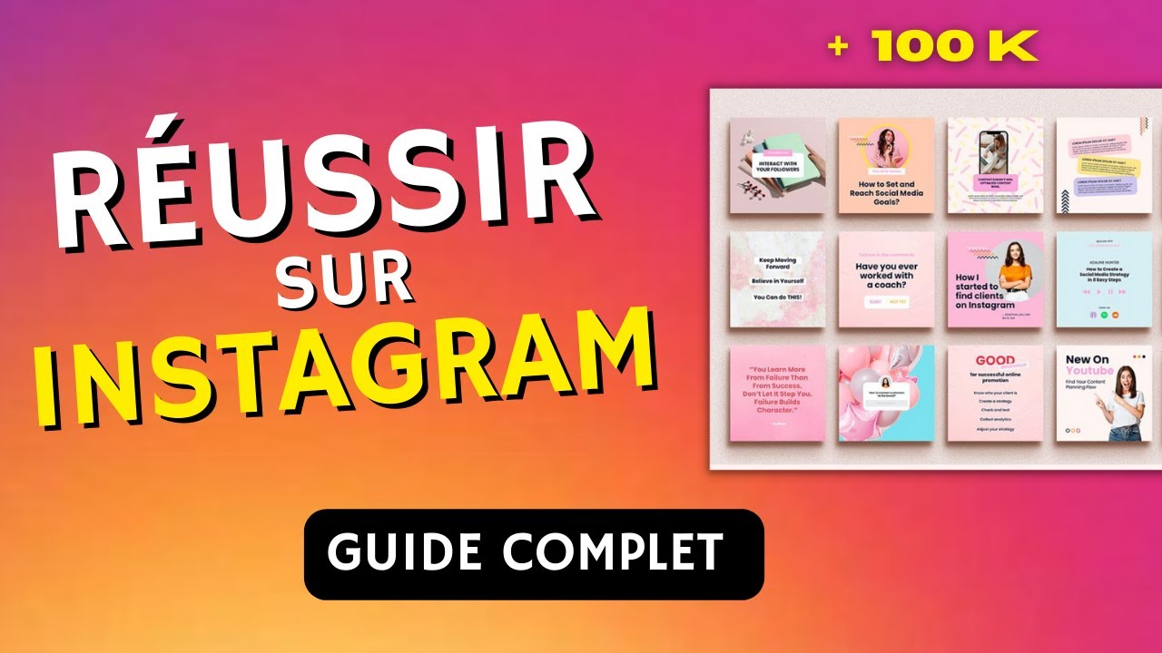 [5] RÉUSSIR SUR INSTAGRAM : Guide complet ! Tuto Facile ! (stratégie, algorithme, outils, apps)