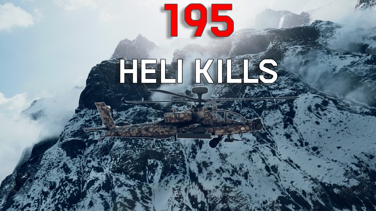 INSANE MATCH ON LIBERATION PEAK 195 HELI KILLS | 156- 1 as Gunner [Battlefield 6]