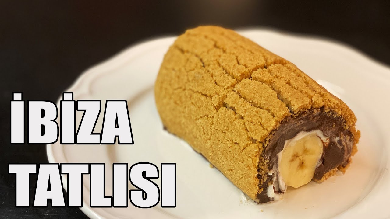 İBİZA PASTASI - MUZLU ÇİKOLATALI RULO