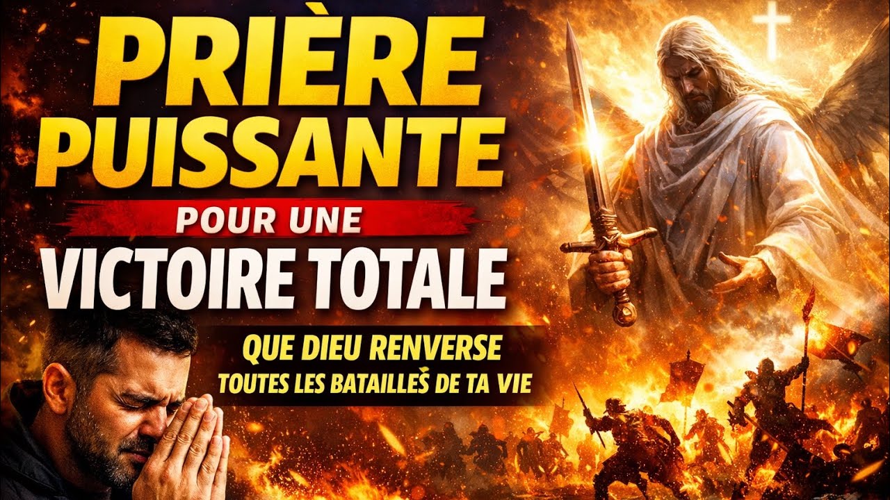 PRIÈRE PUISSANTE POUR UNE VICTOIRE TOTALE — Que Dieu renverse toutes les batailles de ta vie