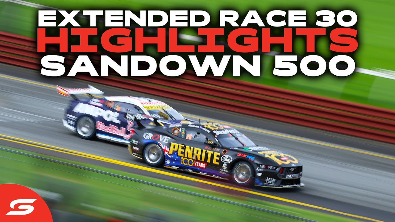 Race 30 Extended Highlights - Penrite Oil Sandown 500 | 2025 Supercars Championship