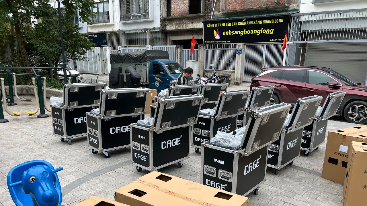 Bàn giao 24 cây beam IP-680 Dage