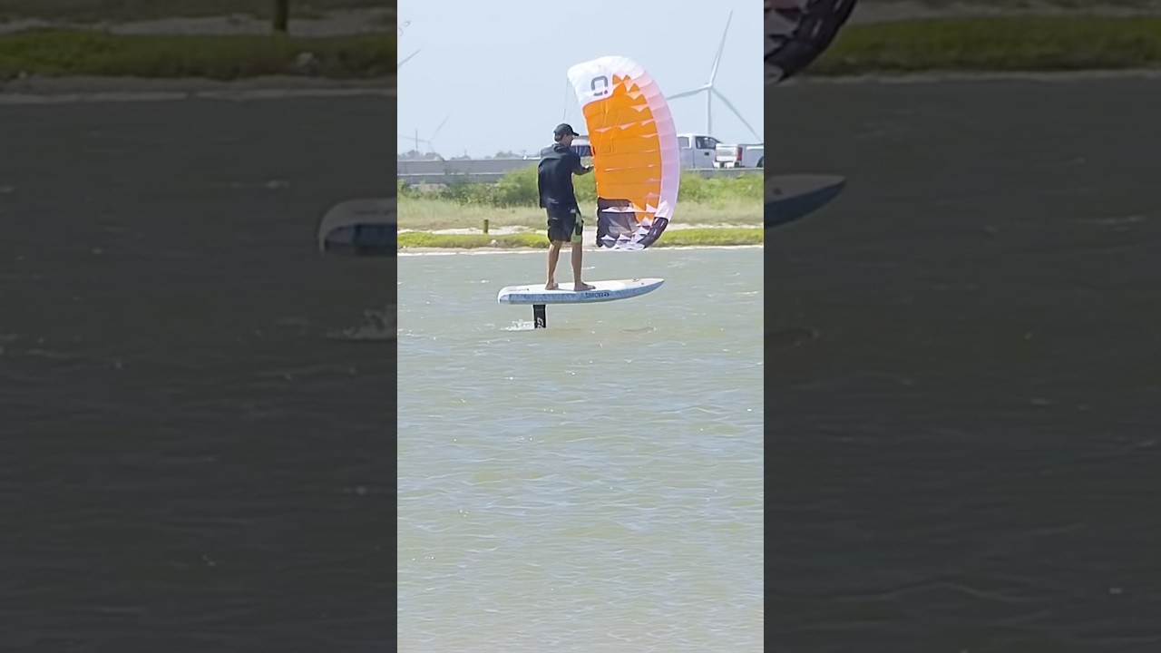 💥 Parawings are impressive! 🤯 #parawing #hydrofoil #sailing #weather #ozonekites