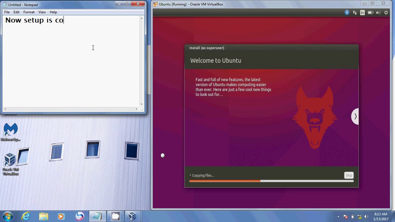 How To Install Ubuntu 15.10 ( Linux OS) in Windows 7 PC using Virtual Box.