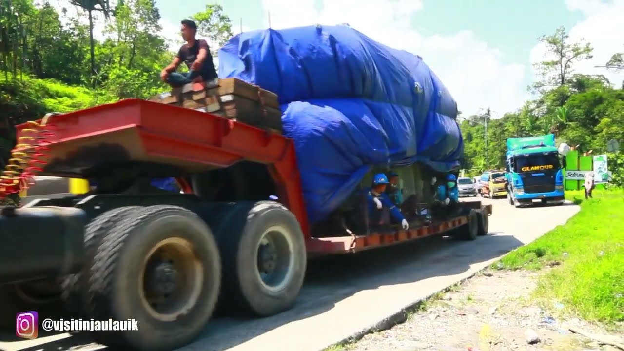 HEBOH! KEDATANGAN SCANIA, TRAFO HARGA 13 M BERAT 60 TON LEWATI SITINJAU LAUIK ｜｜ PENGAWALAN KETAT