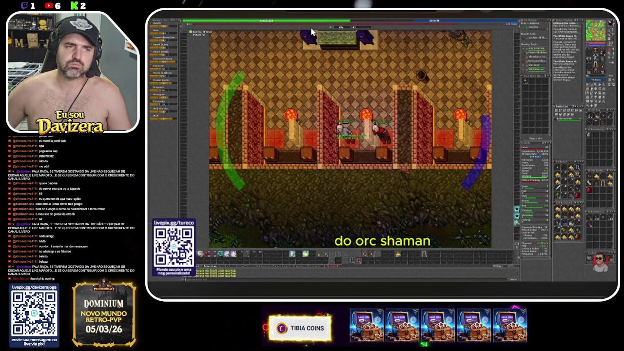 JOGANDO AQUELE TIBIA E TROCANDO IDEIA COLA AI!