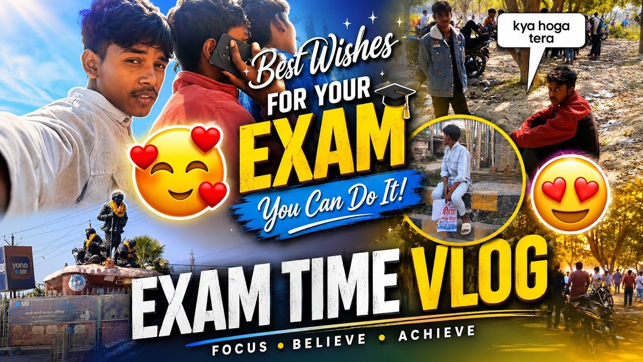 Exam time vlog 📚||ARUN TRIPSTER 
