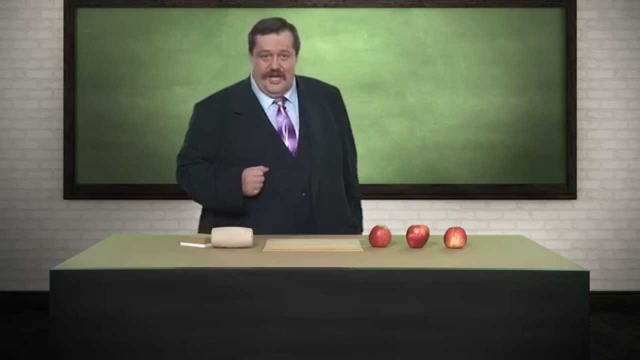 Werner Gruber über den Dämmstoff Styropor – Das Apfel-Experiment