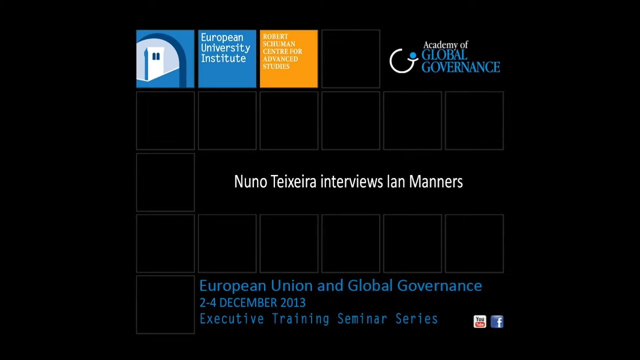 Nuno Teixeira interviews Ian Manners: the European Union's international identity? EUI 4/12/13