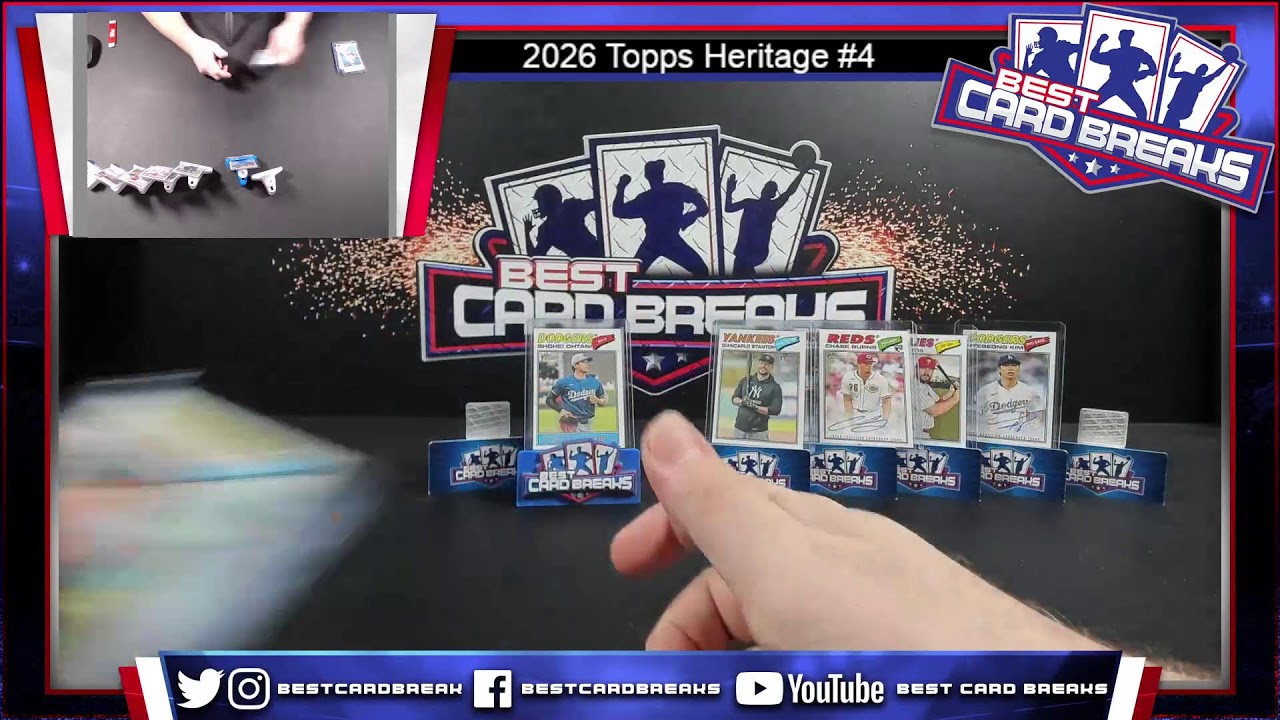2026 Topps Heritage #4 - 12 Box Case Pick Your Team 3/18/26