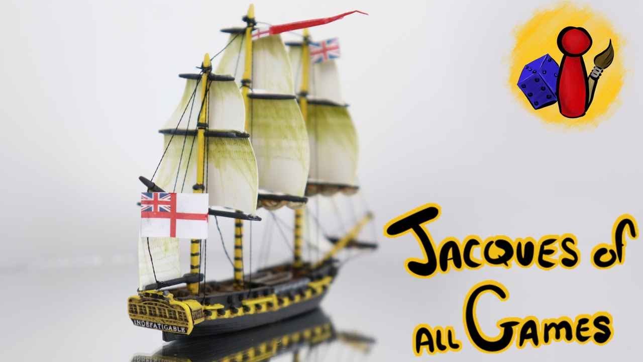 HMS Indefatigable - Lessons learned from my first Warlord Games Black Seas tall ship.
