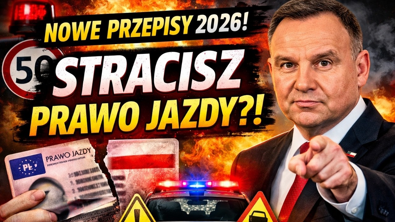 🚨 PILNE 2026: Nowe Prawo Jazdy w Polsce! 3 Zmiany, przez kt&oacute;re możesz STRACIĆ Uprawnienia ⚠️