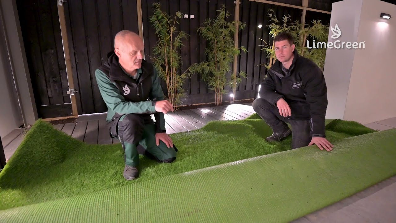 LimeGreen&reg; Kunstgras Verwerkingsvideo door Gerben van TuinVisie