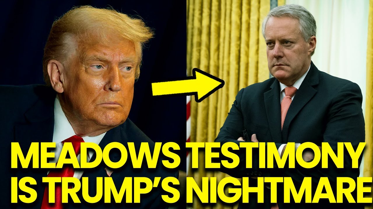 Mark Meadows FULL Confession RELEASED as Names Trump in 14 Separate Crimes