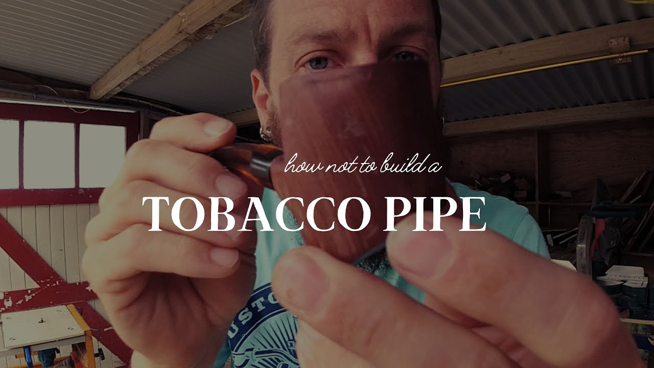 DIY Wooden Tobacco Pipe Project