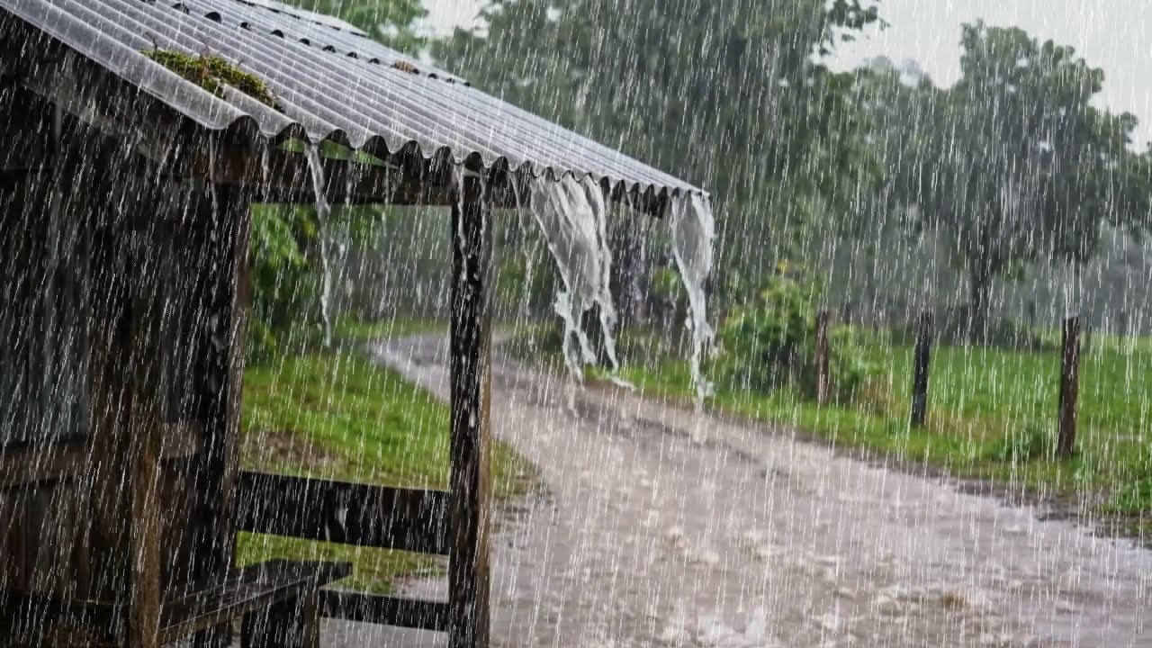 Super Heavy Rain Sounds 🌧️ | Sleep Support Rain for Overthinking Minds at Night