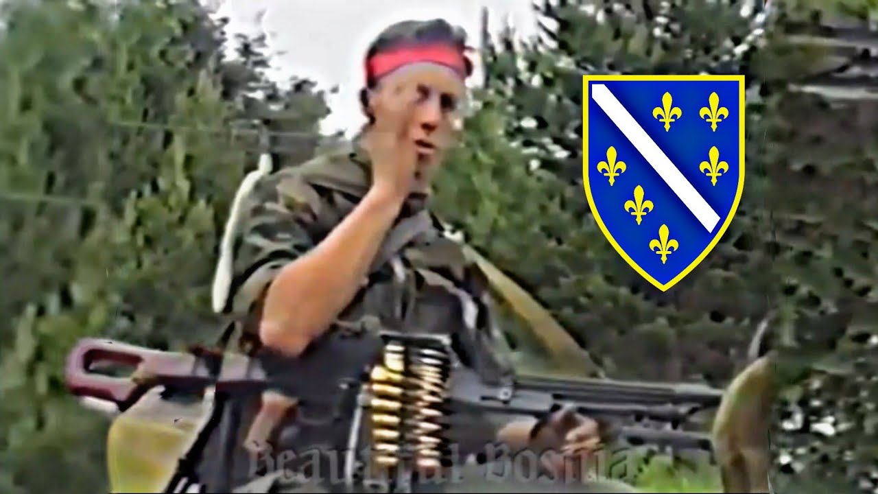 Jasmin Mangafic - Враги хотят неприятностей (боснийские патриотические военные песни)