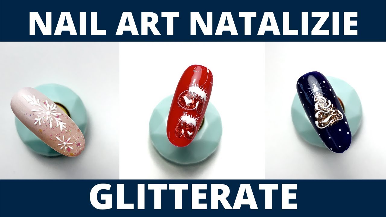 TUTORIAL NAIL ART NATALIZIE LUCCICOSE✨...con ROSALIND
