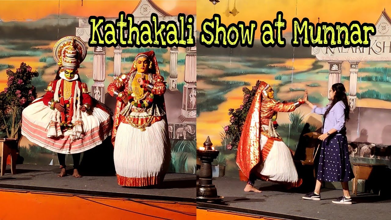 Kathakali dance show at Kalari Kshethra | Munnar | idi praveen prayanam |