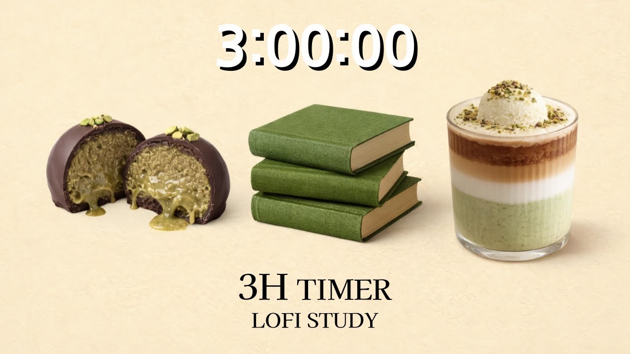 3 Hour Winter Lofi Focus Timer ⏳ | Study & Work