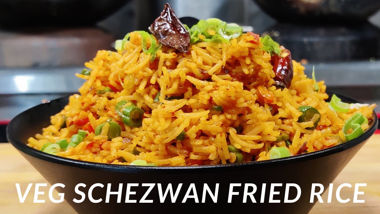 Veg Schezwan Fried Rice | वेज शेजवान फ्राइड राइस | Schezwan Fried Rice | How To Maake Schezwan Rice