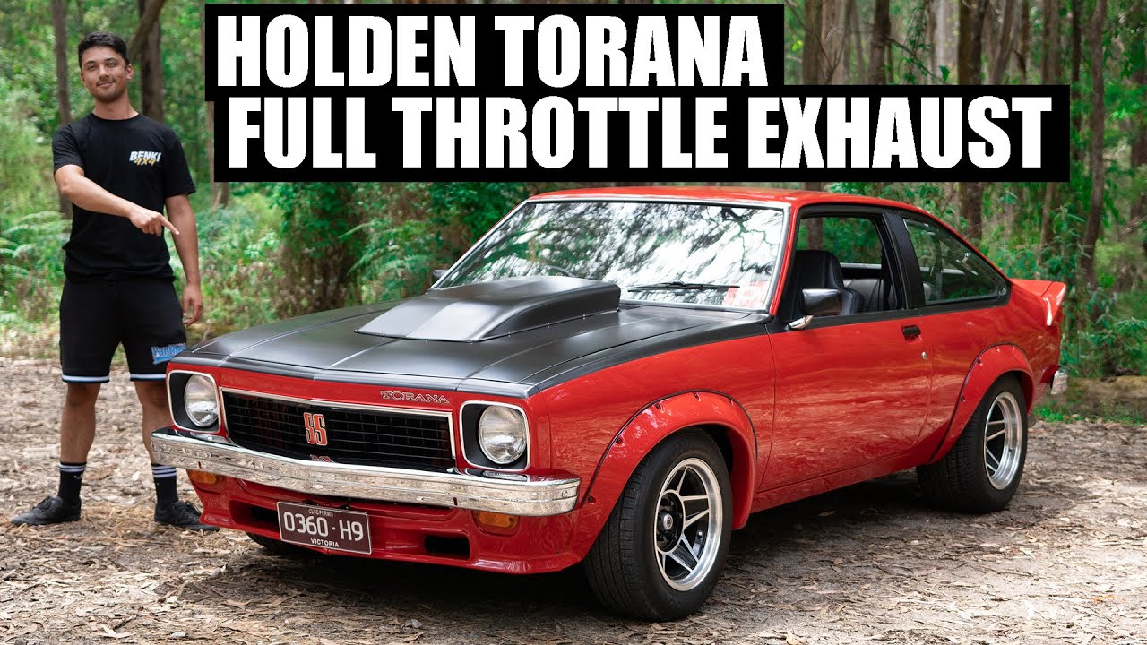 DRIVING A 1977 TORANA FOOT TO THE FLOOR (EXHAUST MIC) *INCREDIBLE SOUND*