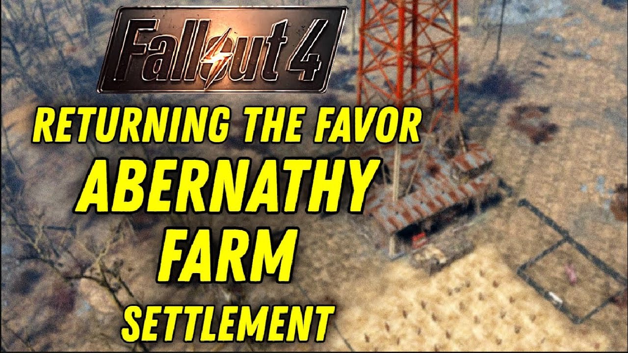 Abernathy Farm Settlement: Returning the Favor Quest (Walkthrough) | Fallout 4