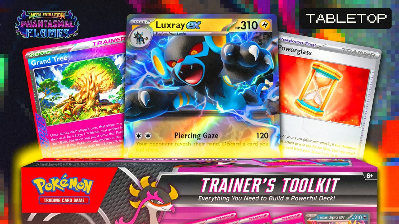 we built pokemon tcg decks with trainer cards ONLY from the trainer's toolkit (tabletop bo3)