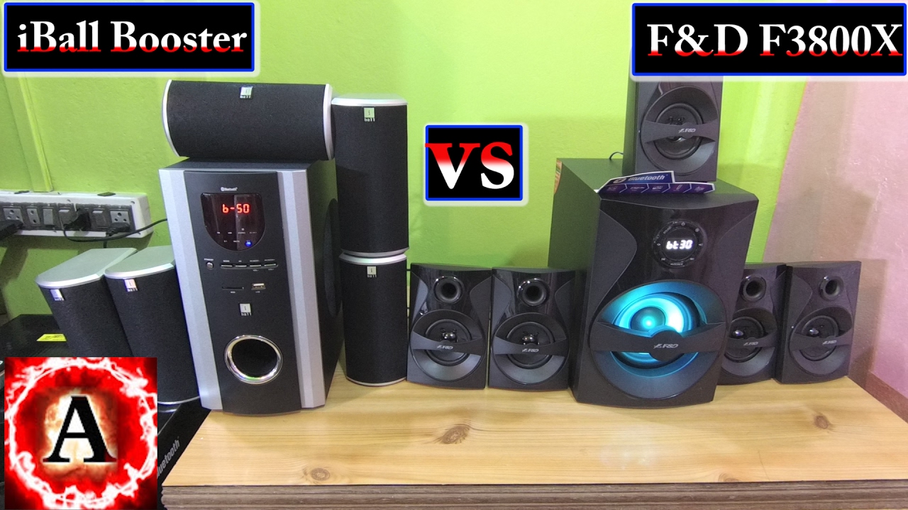 iBall Booster vs F&D F3800X Fight Club by AKS
