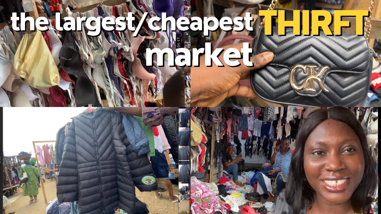 Market vlog | Come thrift shopping with me at Katangua Market