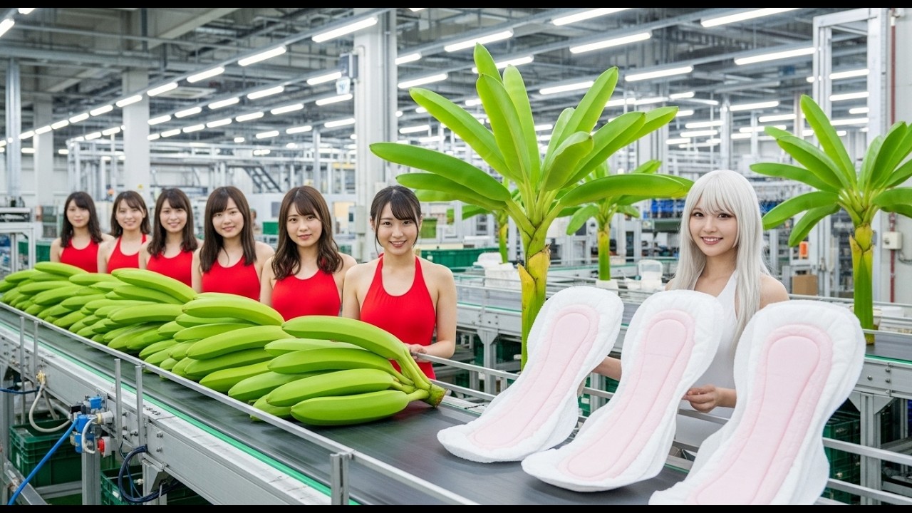 🌱 From Nature → Women’s Health | What Can Banana Stems Create?