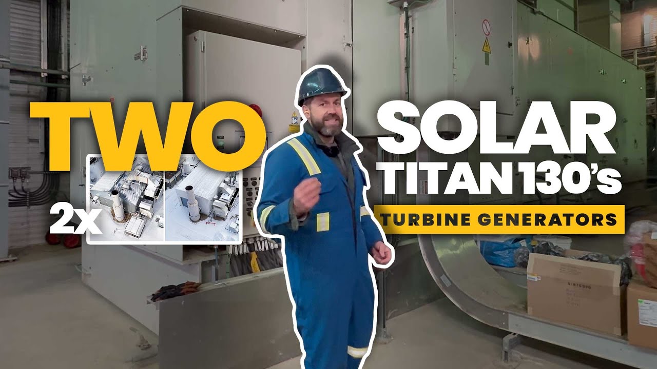 For Sale: Two Surplus Solar Titan 130 15MW 13.8kV 60Hz Natural Gas Turbine Generators Sets