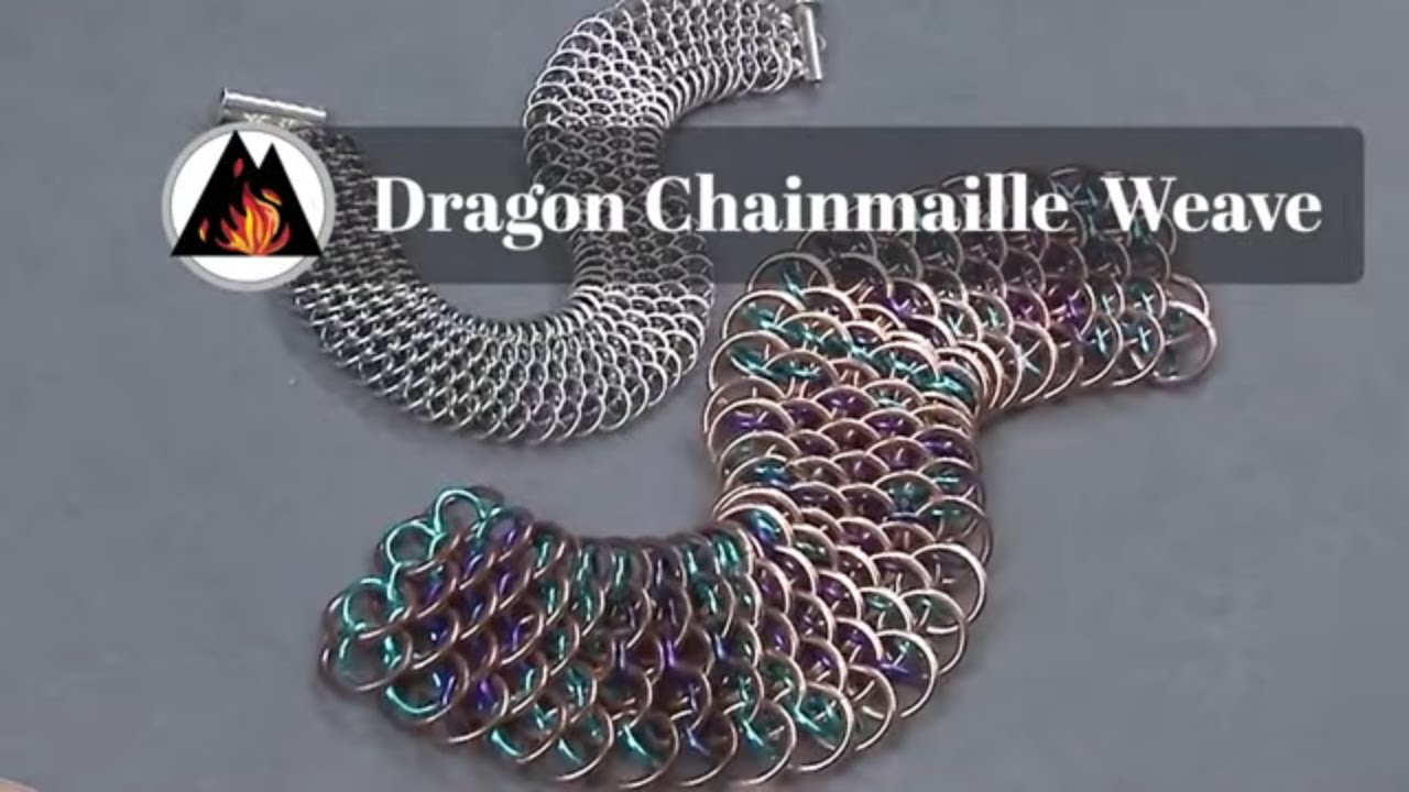 🐉Dragon Weave | Chainmaille Weave Technique