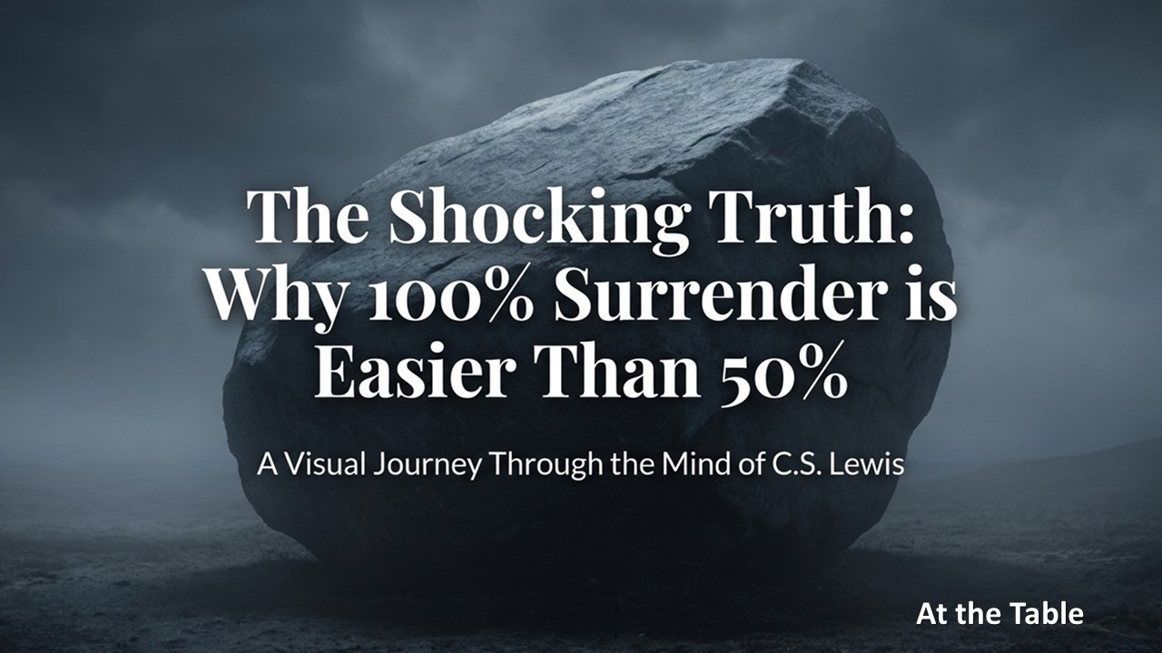 The Shocking Truth: Why 100% Surrender is Easier Than 50% (C.S. Lewis, Mere Christianity)