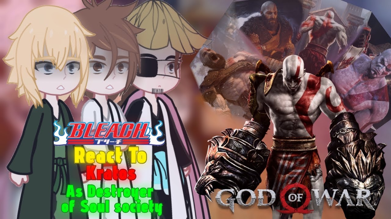Bleach Captains react to Kratos as Destroyer of Soul Society ||  Part 1 || Watch in 2x || | react to