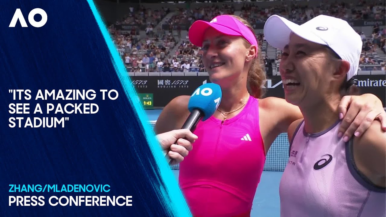 Zhang/Mladenovic On-Court Interview | Australian Open 2025 Third Round