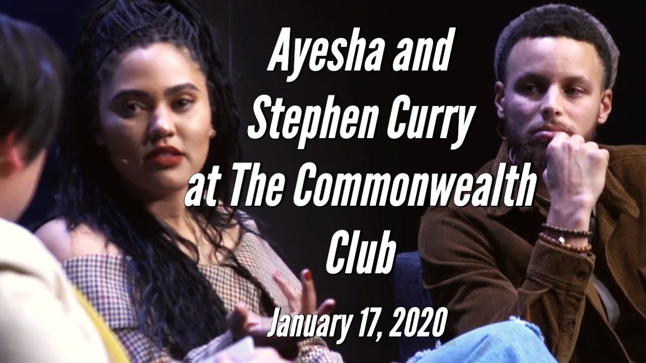 Ayesha and Stephen Curry | The Commonwealth Club Equality Series Sponsored by Salesforce