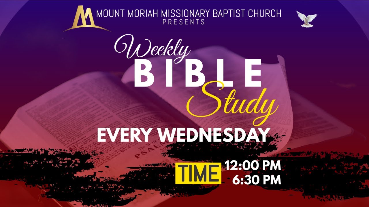 Bible Study with Rev. Dr. Byron L. Benton, January 21, 2026, 6:30p.m.