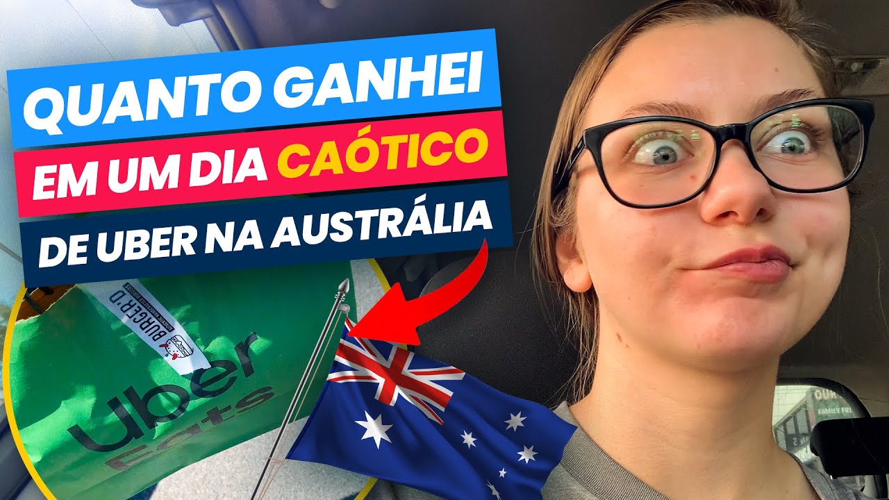 UBER na AUSTRÁLIA - Quanto ganhei em 1 dia de trabalho