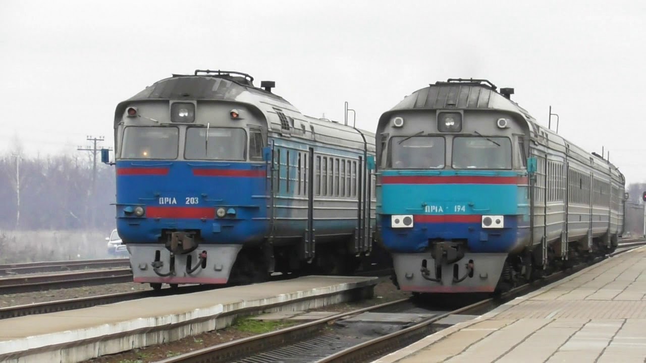 дизель поезд ДР1А Червоноград пятница, 22 ноября 2019