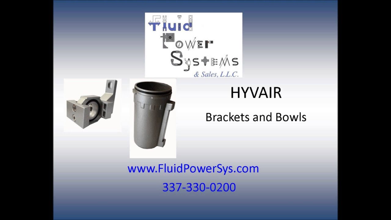 Hyvair Filter Regulator Lubricator FRL's