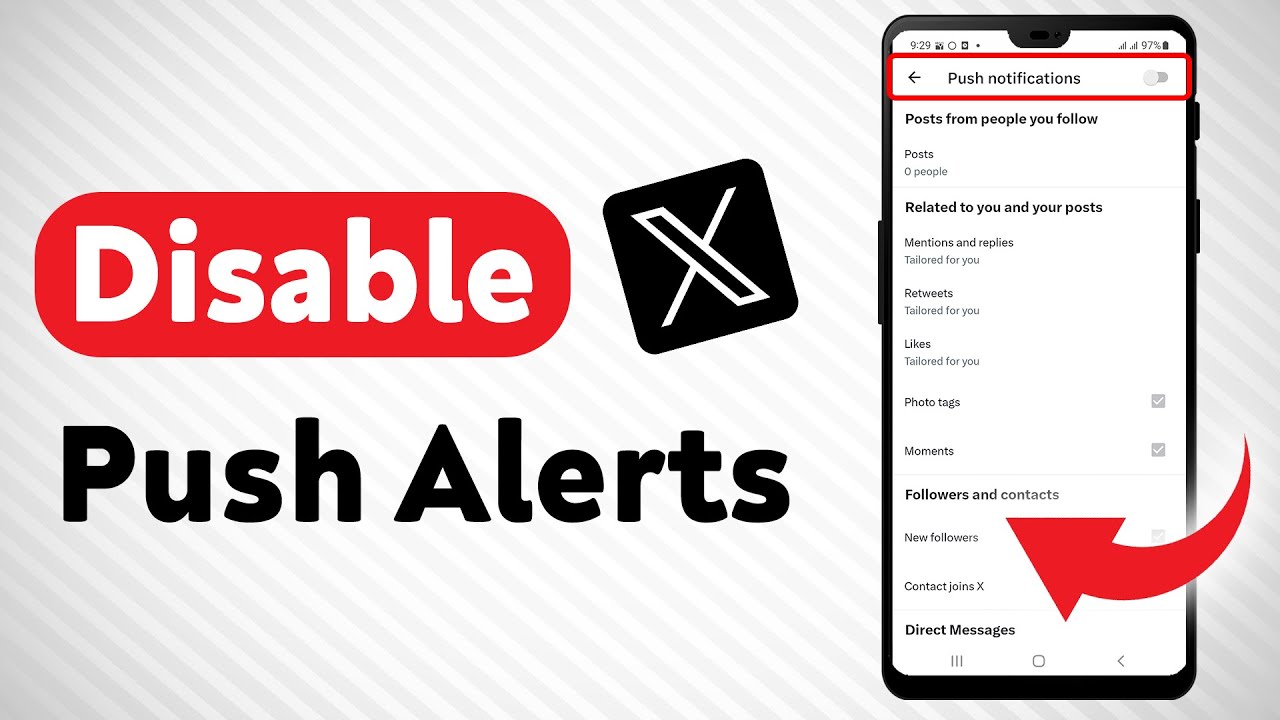 How To Disable Push Notifications In X - Full Guide