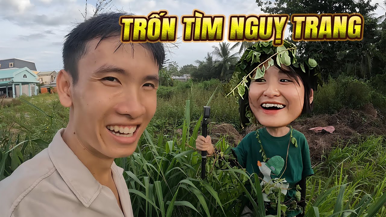 Trần Vy Vy Biến Thành ĐẶC CÔNG Ẩn Nấp Siêu VIP- Trốn Tìm Nguỵ Trang Ở Công Viên - Trần Vy Vy Tập 91